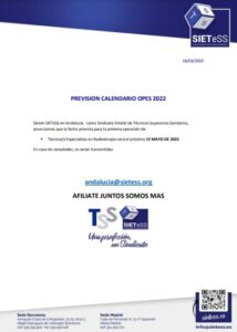 Lee más sobre el artículo Prevista la fecha de examen para la oposición de Técnico Superior en Radioterapia en Andalucía