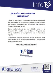 Lee más sobre el artículo ARAGÓN: RECLAMACIÓN INTRUSISMO