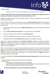 Lee más sobre el artículo REUNIÓN EN EL ICS PARA HABLAR DEL III ACORD DE MESA SECTORIAL