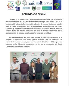 Lee más sobre el artículo COMINACADO DE LAS COMISIONES POR EL GRADO UNIVERSITARIO