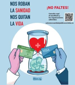 Lee más sobre el artículo Andalucía: Convocatoria manifestación por defensa de la sanidad pública