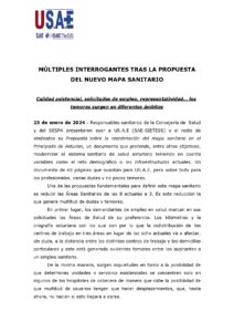 Lee más sobre el artículo ASTURIAS:: MÚLTIPLES INTERROGANTES TRAS LA PROPUESTA DEL NUEVO MAPA SANITARIO