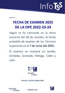 Lee más sobre el artículo Andalucía: Fecha examen OPE 2022-23-24