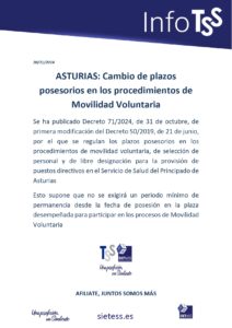 Lee más sobre el artículo ASTURIAS: Cambio de plazos posesorios en los procedimientos de Movilidad Voluntaria