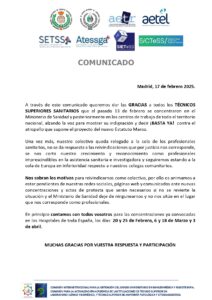 Lee más sobre el artículo COMUNICADO