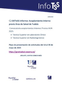 Lee más sobre el artículo Navarra: Acoplamiento interno previo del Área de Salud de Tudela