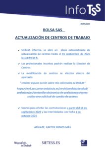 Lee más sobre el artículo Andalucía: Actualización de centros de trabajo