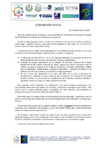 Lee más sobre el artículo COMUNICADO OFICIAL COMISIÓN POR EL GRADO