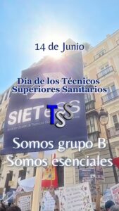 Lee más sobre el artículo Somos grupo B, somos esenciales | 14 de junio, Día de los Técnicos Superiores Sanitarios