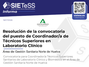 Lee más sobre el artículo Andalucía: Resolution de la convocatoria del puesto de Coordinador/a de Técnicos Superiores de Laboratorio Clínico