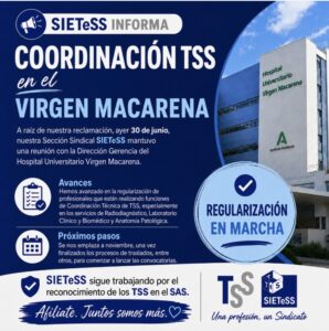Lee más sobre el artículo Coordinación TSS en el Virgen Macarena de Sevilla