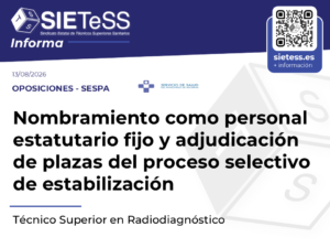 Lee más sobre el artículo Asturias: Nombramiento como personal estatutario fijo y adjudicación de plazas del proceso selectivo de estabilización para Técnico Superior en Radiodiagnóstico
