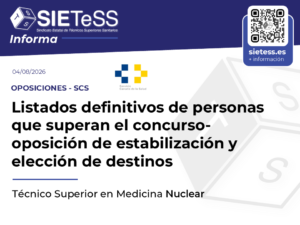Lee más sobre el artículo Canarias: Listados definitivos de personas que superan el concurso-oposición de estabilización para Técnico Superior en Medicina Nuclear