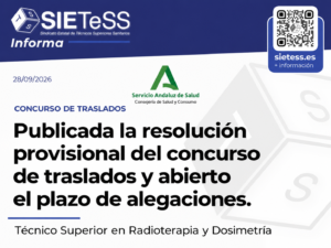 Lee más sobre el artículo Andalucía: Resolución provisional del concurso de traslados para Técnico Superior en Radioterapia y Dosimetría