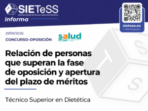 Lee más sobre el artículo Aragón: Publicada la relación de personas que superan la fase de oposición para Técnico Superior en Dietética y abierto el plazo de méritos