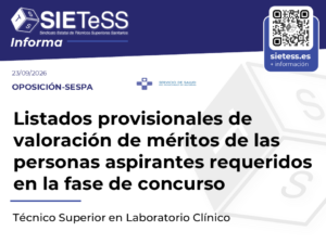 Lee más sobre el artículo Asaturias: Listados provisionales de valoración de méritos de las personas aspirantes requeridos en la fase de concurso para Técnico Superior en Laboratorio Clínico