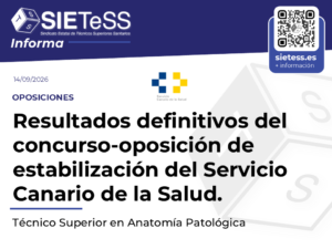 Lee más sobre el artículo Canarias: Resultados definitivos del concurso-oposición de estabilización de Técnico Superior en Anatomía Patológica