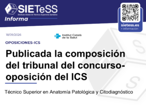 Lee más sobre el artículo Cataluña: Publicada la composición del tribunal de Técnico Superior en Anatomía Patológica y Citodiagnóstico del ICS