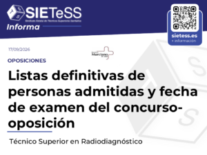 Lee más sobre el artículo Murcia: Listas definitivas de personas admitidas y fecha de examen para Técnico Superior en Radiodiagnóstico