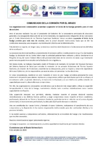 Lee más sobre el artículo Las organizaciones convocantes acuerdan suspender el inicio de la huelga prevista para el mes de octubre