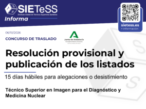 Lee más sobre el artículo Andalucía: Resolución provisional del concurso de traslado de Técnico Superior en Imagen para el Diagnóstico y Medicina Nuclear
