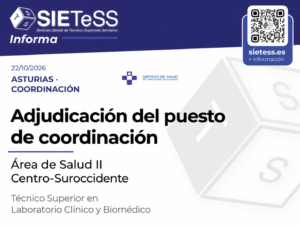Lee más sobre el artículo Asturias: adjudicado el puesto de coordinación de Técnico Superior en Laboratorio Clínico y Biomédico del Área de Salud II