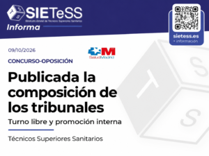 Lee más sobre el artículo Madrid publica los tribunales de las oposiciones de Técnicos Superiores Sanitarios