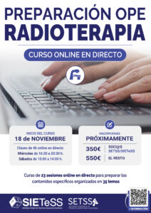Lee más sobre el artículo Curso de preparación de oposiciones para Técnico Superior en Radioterapia y Dosimetría