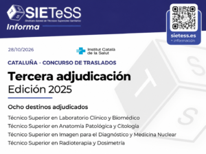 Lee más sobre el artículo Cataluña: tercera adjudicación del concurso de traslados 2025 para Técnicos Superiores Sanitarios